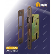Замок врезной MSM ML55V Медь (AC)