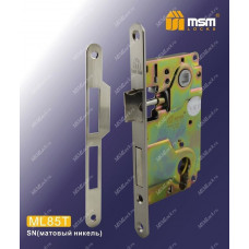 Замок врезной MSM ML85T Матовый никель (SN)