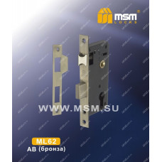 Замок врезной MSM ML62 Бронза (AB)