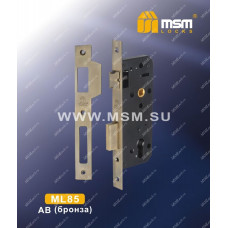 Замок врезной MSM ML85 Бронза (AB)